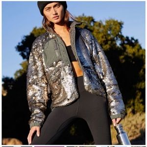 Free People Movement Hit The Slopes Sequin Jacket